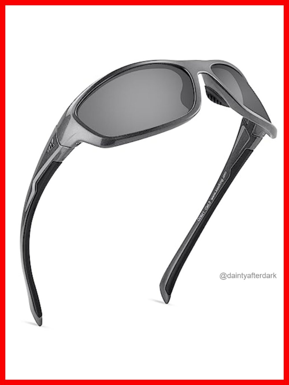 Polarized Sport Sunglasses Wrap Design UV Protection Fishing Driving